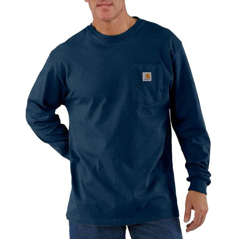 Carhartt Pocket long sleeve navy CARHARTT MOTOVEIKALS 21