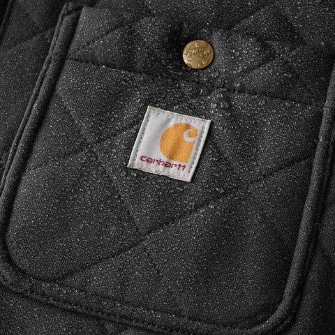 Carhartt Quilted Snap Front shirt black CARHARTT MOTOVEIKALS 21