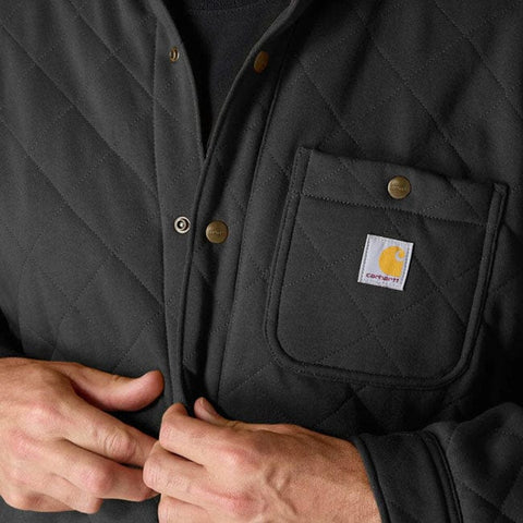 Carhartt Quilted Snap Front shirt black CARHARTT MOTOVEIKALS 21