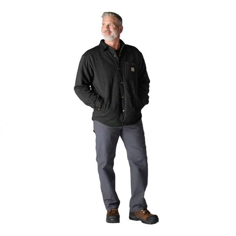 Carhartt Quilted Snap Front shirt black CARHARTT MOTOVEIKALS 21
