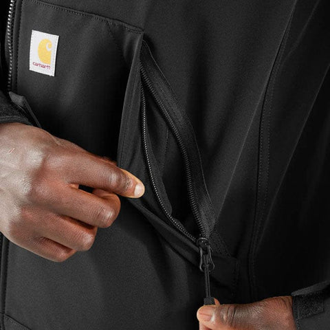 Carhartt Relaxed Fit Softshell jacket black CARHARTT MOTOVEIKALS 21
