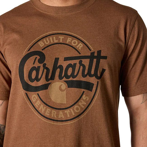 Carhartt Script Graphic t-shirt red duck heather CARHARTT MOTOVEIKALS 21