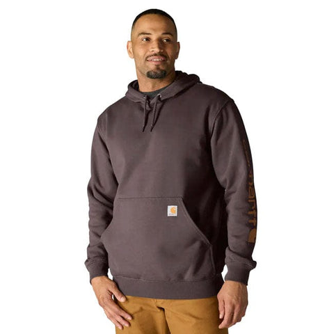 Carhartt Sleeve Logo hoodie dark sepia CARHARTT MOTOVEIKALS 21