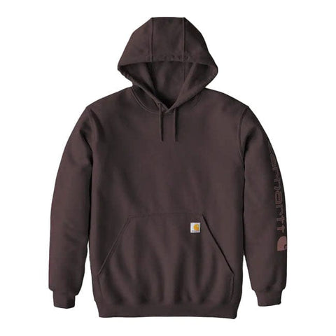 Carhartt Sleeve Logo hoodie dark sepia CARHARTT MOTOVEIKALS 21