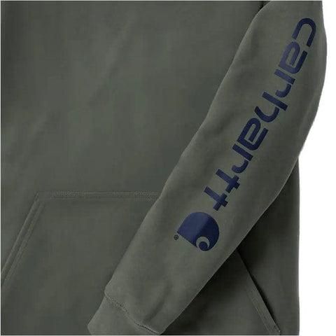 Carhartt Sleeve Logo hoodie dusty olive CARHARTT MOTOVEIKALS 21