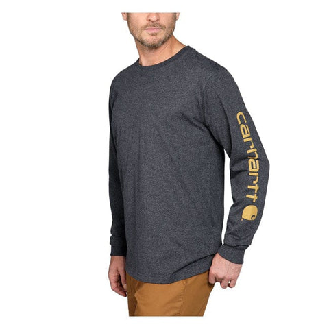 Carhartt Sleeve logo long sleeve carbon heather CARHARTT MOTOVEIKALS 21