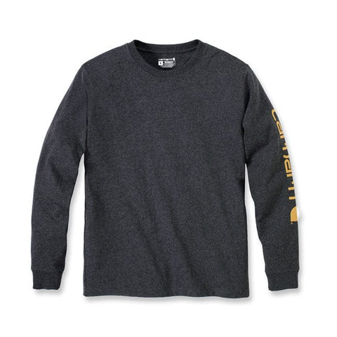 Carhartt Sleeve logo long sleeve carbon heather CARHARTT MOTOVEIKALS 21