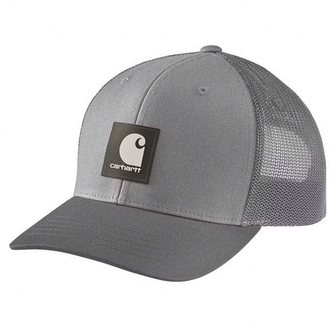 Carhartt Twill Mesh-Back Logo Patch cap asphalt CARHARTT MOTOVEIKALS 21