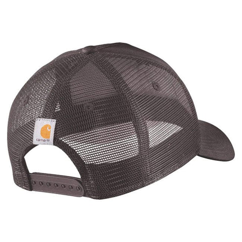 Carhartt Twill Mesh-Back Script Patch cap dark sepia CARHARTT MOTOVEIKALS 21