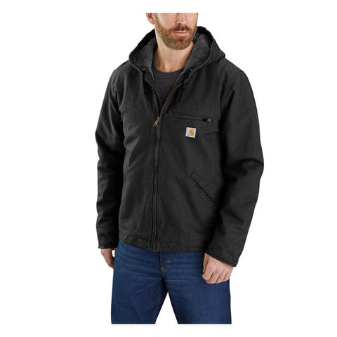 Carhartt Washed duck lined jacket black CARHARTT MOTOVEIKALS 21