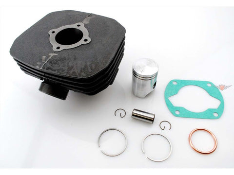 Cast iron cylinder, piston Bore 38mm Piston pin 14mm Carburetor connection 25mm Manifold connection M40 for Sachs 50S, Hercules, KTM, DKW DIVERSE / IMPORT MOTOVEIKALS 21