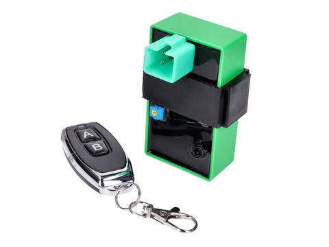 CDI with speed limiter adjustable with radio remote control for AGM, Explorer, Alpha Motors, Nova Motors, China scooters with 4T GY6 (ECS carburetor) engine Euro4- 2018- OEM STANDARD MOTOVEIKALS 21