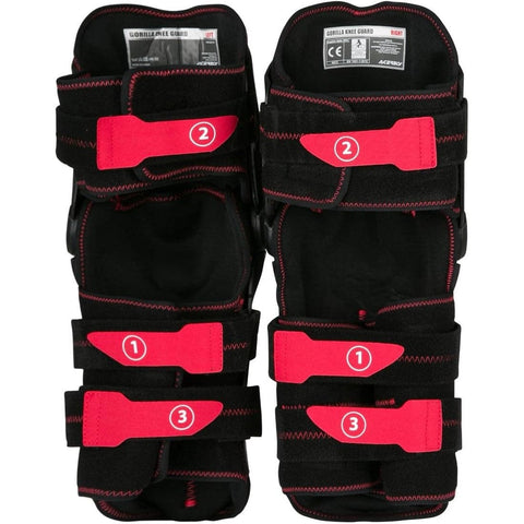 Ceļu sargi ACERBIS GORILLA black / red OneSize ACERBIS MOTOVEIKALS 21