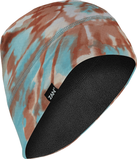 Cepure flīsa ZAN HEADGEAR Natural Tie Dye brown / light blue / light gray ZAN HEADGEAR MOTOVEIKALS 21