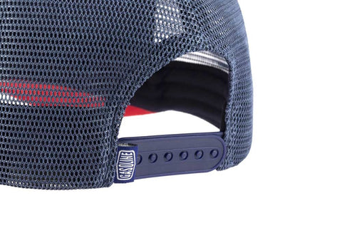 Cepure GASOLINE white / red / blue OneSize GASOLINE MOTOVEIKALS 21