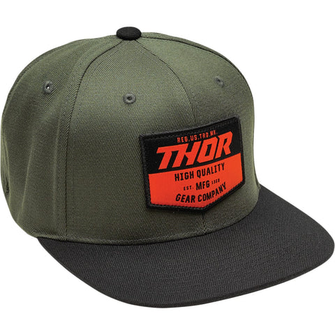 Cepure THOR CHVRN SNPBK BK/MIL GN THOR MOTOVEIKALS 21