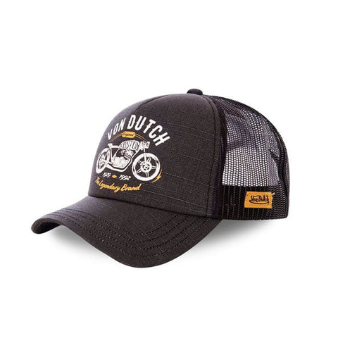 Cepure VON DUTCH TRUCKER CAP CREW9 black One Size VON DUTCH MOTOVEIKALS 21