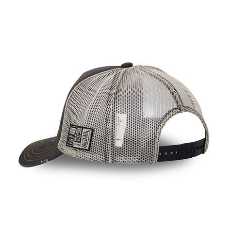 Cepure VON DUTCH TRUCKER CREW SKULL black / white / yellow One Size VON DUTCH MOTOVEIKALS 21