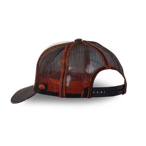 Cepure VON DUTCH TRUCKER CREW white / black / orange One Size VON DUTCH MOTOVEIKALS 21