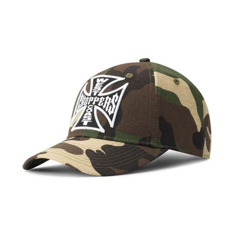 Cepure WCC CROSS RIPSTOP ROUNDBILL camouflage One Size WEST COAST CHOPPERS MOTOVEIKALS 21