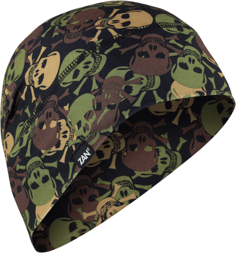 Cepurīte ZAN HEADGEAR Sportflex® allover skull ZAN HEADGEAR MOTOVEIKALS 21