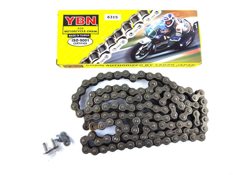 Chain, chain lock 122 links 1/2 x 1/4 7.75 for Zündapp, Kreidler, Hercules Mokick, Florett RS DIVERSE / IMPORT MOTOVEIKALS 21