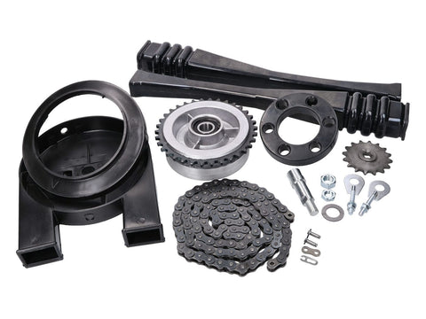 chain drive kit 14-part for Simson KR50 Schwalbe, SR4-1 OEM STANDARD MOTOVEIKALS 21
