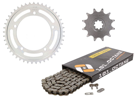 chain kit 12/45 teeth for Aprilia Pegaso 50, RX3 50 101 OCTANE MOTOVEIKALS 21