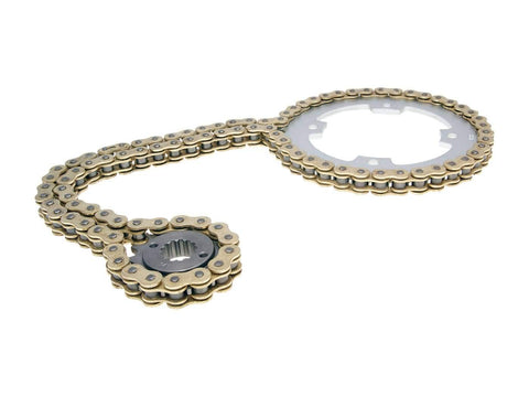 chain kit o-ring - 14 tooth front / 38 tooth rear sprocket for Kymco KXR, Maxxer, MXU 250-300 101 OCTANE MOTOVEIKALS 21