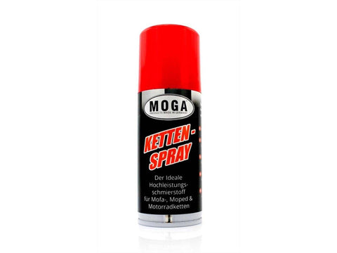 Chain spray MOGA 100ml for Zündapp, Kreidler, Hercules, Puch, Simson, Miele, DKW, NSU, KTM MOGA MOTOVEIKALS 21