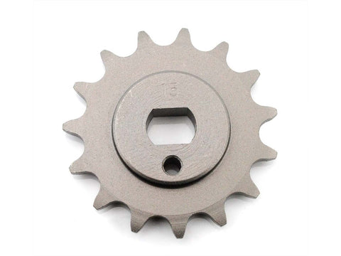Chain sprocket 15 teeth pitch 437 for Kreidler Florett RS, TS 66, GT, Mustang, RS-B, RSH-B, RS-L, RS-G, RSH-G, TM DIVERSE / IMPORT MOTOVEIKALS 21