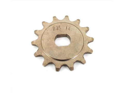 Chain sprocket Esjot 14 teeth for Prima 1 - 6, M 1, 2, 3, MX SX, Hobby Rider 4 HR 2 with aluminum wheel, MF 4, MP Optima P GT GX, Pronto, Presto, Supra D, ESJOT MOTOVEIKALS 21