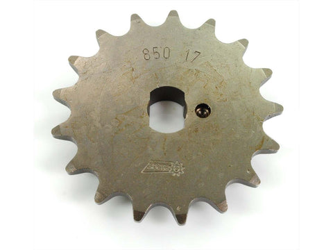Chain sprocket Esjot 17 teeth pitch 415 for CS 25 type 448-140, 448-141, Hai 448-150, CX 448-151, C 50 Sport 529, R Scooter 561, ZL Moped Mokick ESJOT MOTOVEIKALS 21
