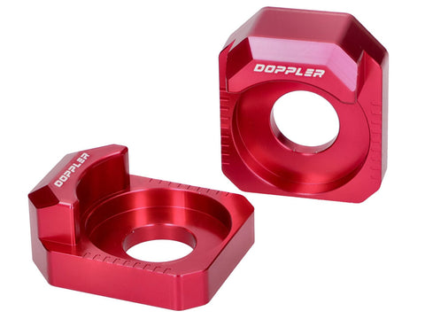chain tensioner Doppler red for Beta RR (w/ steel swingarm) DOPPLER MOTOVEIKALS 21