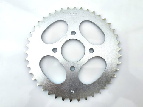 Chain wheel 42 teeth reinforced for moped, moped, tuning DIVERSE / IMPORT MOTOVEIKALS 21