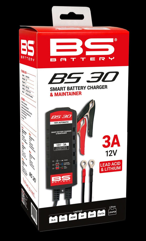 Charger Bs30 12V 3A - Uk Plug BS BATTERY BS BATTERY MOTOVEIKALS 21