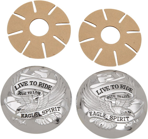 Chr Lv-Ride Gas Cap Cover DRAG SPECIALTIES DRAG SPECIALTIES MOTOVEIKALS 21
