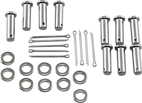 Chrome Clevis Pin/Washer DRAG SPECIALTIES DRAG SPECIALTIES MOTOVEIKALS 21