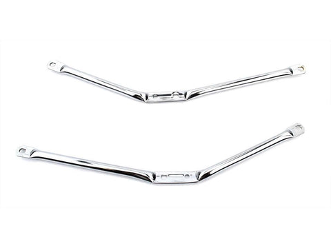 Chrome mudguard struts set for Zündapp GTS C 50 Sport KS 50 DIVERSE / IMPORT MOTOVEIKALS 21