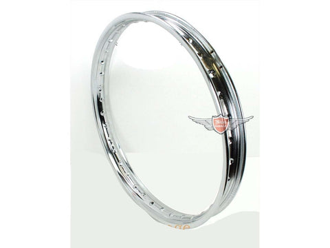 Chrome rim 1 piece 1.40m 18 inch 6.5mm 36 holes for moped, moped, mokick, light motorcycle DIVERSE / IMPORT MOTOVEIKALS 21