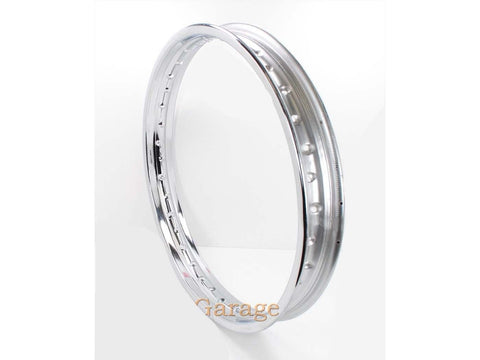 Chrome rim 1 piece 1.85 X 19 inch 36 hole 7mm for moped, moped, mokick, motorcycle DIVERSE / IMPORT MOTOVEIKALS 21