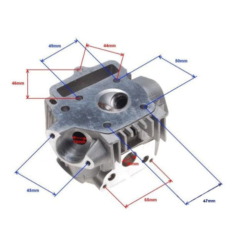 Cilindra galvas komplekts 68mm CAMSHAFT 50cc 4T REPLICA MOTOVEIKALS 21