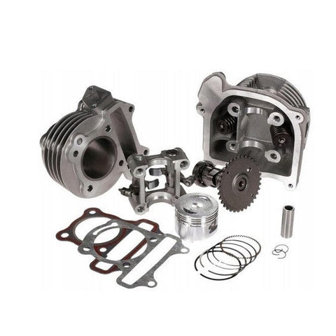 Cilindra komplekts ar galvu GY6 80 cc / 47 mm REPLICA MOTOVEIKALS 21