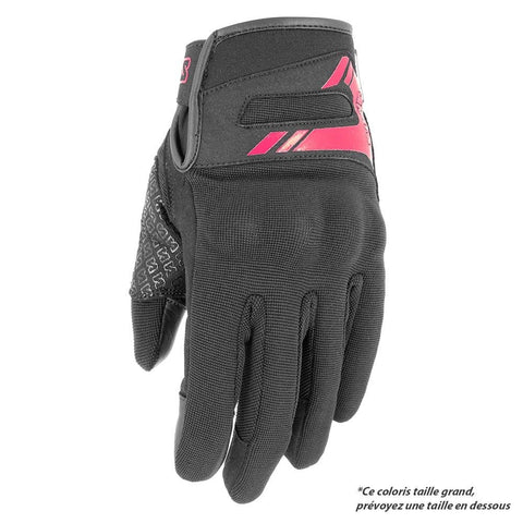 Cimdi S-Line ar ornamentiem black / pink S S-LINE MOTOVEIKALS 21