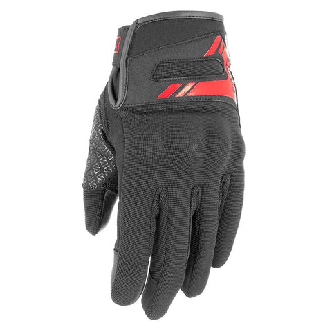 Cimdi S-Line ar ornamentiem Black / Red L S-LINE MOTOVEIKALS 21