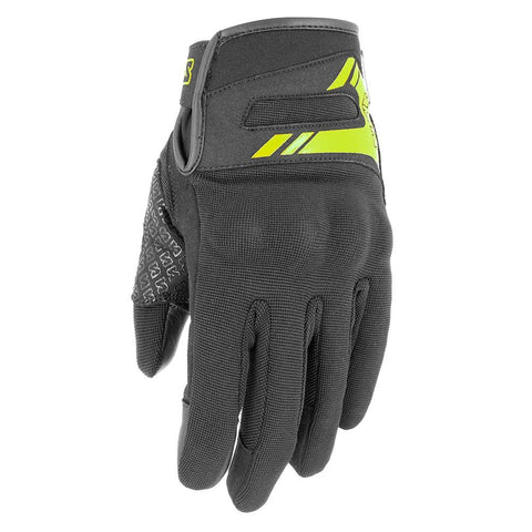 Cimdi S-Line ar ornamentiem melni/dzelteni L S-LINE MOTOVEIKALS 21