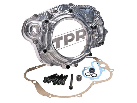 clutch cover Top Performances Racing TPR Factory Cover transparent for Minarelli AM6 TOP PERFORMANCES MOTOVEIKALS 21