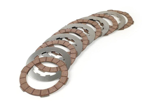 Clutch friction plate set incl. steel plates -BGM PRO Superstrong Racing Red- Lambretta LI, LIS, SX, TV (series 2-3), DL, GP - 6 friction plates BGM PRO MOTOVEIKALS 21