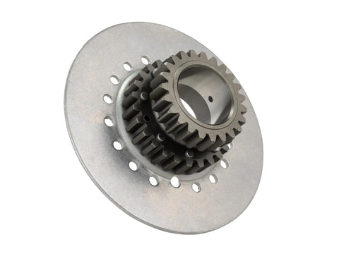 clutch gear Z 24/26 DRT for clutch PX200 for primary Z 62 for Vespa 125cc VNA - TS / 150cc, VBA-Super, PX80 - PX150 / PE / Lusso -1994, Cosa 1 125cc - 150cc, T5 DRT_REENGINEERING MOTOVEIKALS 21