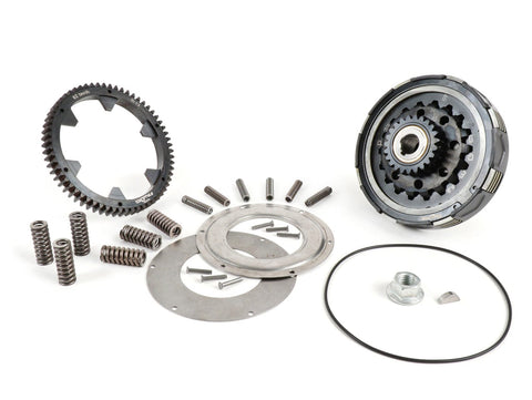 Clutch incl. primary drive set -BGM Pro Superstrong 2.0 CR80 Ultralube, type Cosa2/FL - primary gear BGM Pro 62 tooth (straight) - Vespa PX80, PX125, PX150, PX200, Cosa, T5, Sprint150 Veloce, Rally, GTR, TS125, Super150 (VBC) - 24/62 tooth (2.58) BGM PRO MOTOVEIKALS 21